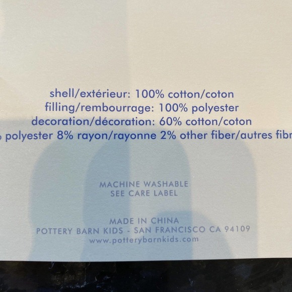COPY - Pottery Barn Kids Quilted Textured Bumper WINTER WONDERLAND Hard to Find - Picture 10 of 11